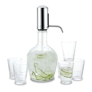 Bien Servi 7-Piece Glass Dispenser Set Bien Servi 7-Piece Glass Dispenser Set